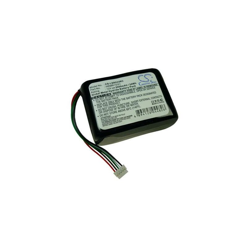 Image of Trade Shop - Trade-Shop Akku Ni-MH 12V 2000mAh ersetzt 533-000050 NT210AAHCB10YMXZ HRMR15/51 533000050 NT-210-AA-HCB-10-YMXZ HRMR-15/51 für Logitech