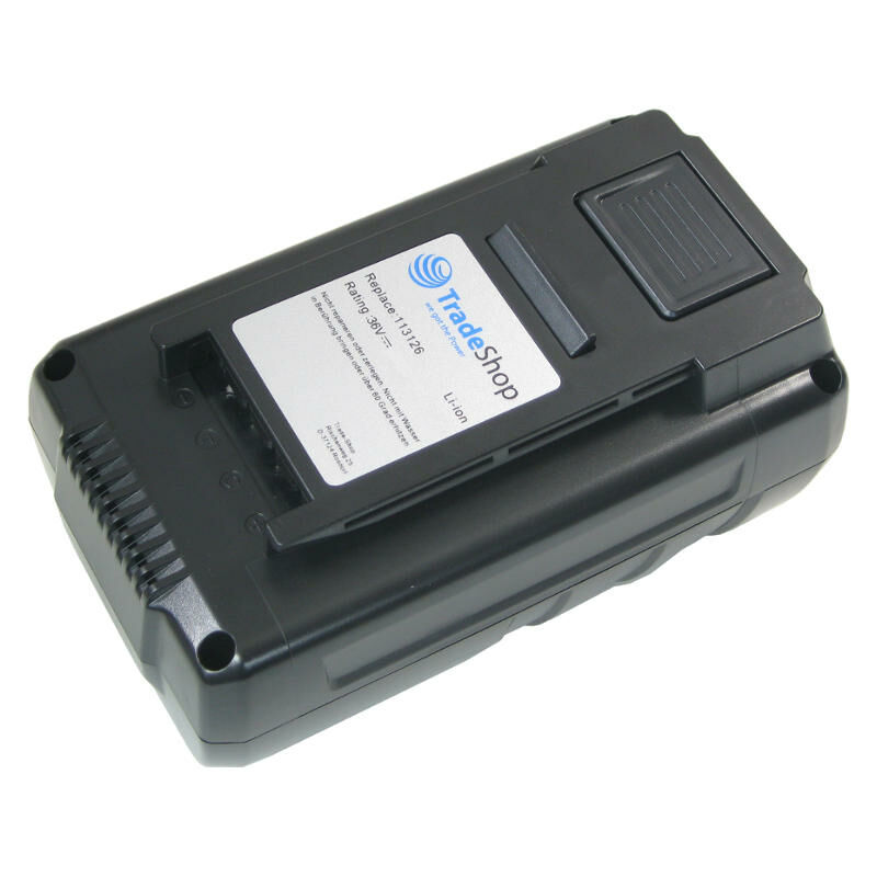 Image of Trade Shop - Trade-Shop Premium Li-Ion Akku 36V / 4000mAh / 144Wh für al-ko Akku Grastrimmer gt 36 Li, Akku Heckenschere ht 36 Li, Akku Laubbläser lb