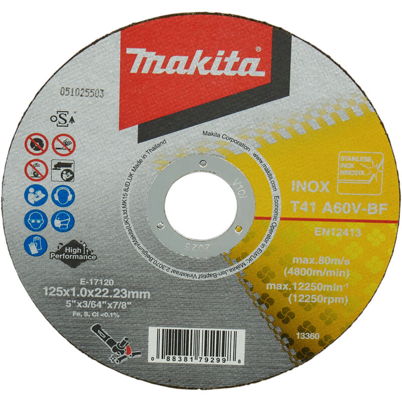 Image of Makita - Trennscheiben 125x1x22.23 mm A60T 50 Stück - E-03040-50