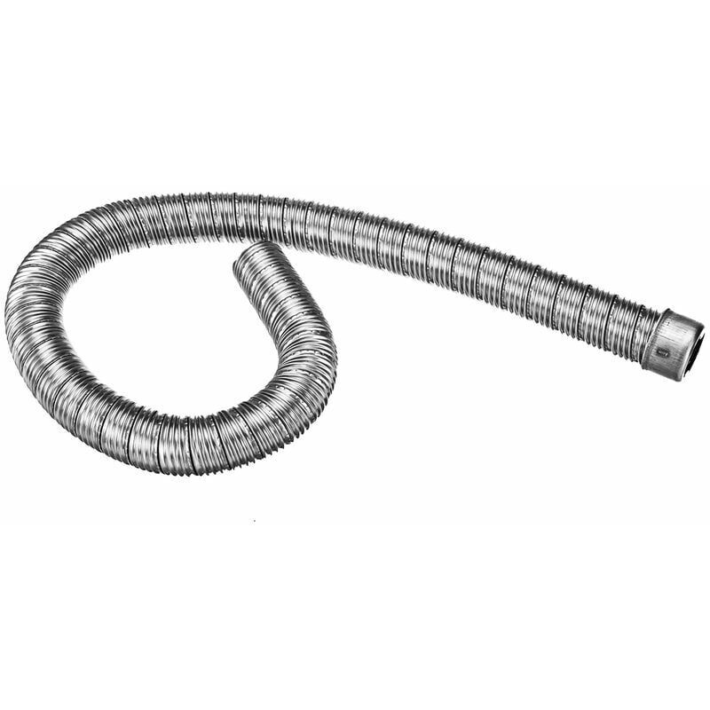 Image of Edelstahl-Luft-Diesel-Auspuffrohr, 100 cm, 22 mm, mit Kappe für Eberspacher Webasto-Heizung - Ulisem