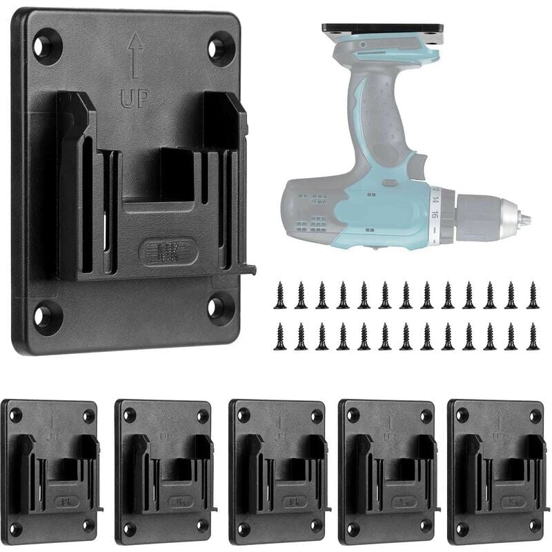 Image of Multifunktions-Schraubendreher-Werkzeughalter für Makita 14–18 v Lithium-Batterie, Elektrowerkzeug, Basisschnalle, Macaron-Hängehalterung - Ulisem