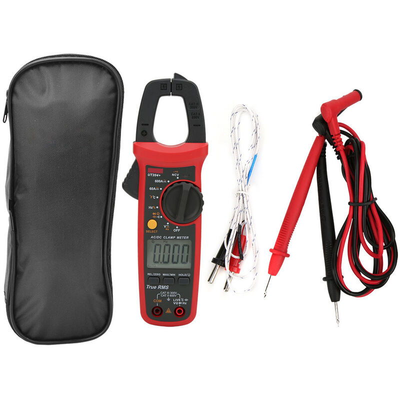 Image of Eosnow - uni t UT204+ Handheld Digital Clamp Meter Auto Range True rms ac dc Spannung Strom Widerstand Kapazitt Tester