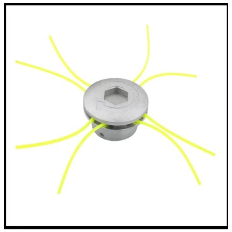 Image of Dolaso - Universal-Freischneiderkopf, 4-Draht-Freischneiderkopf, Aluminium-Freischneider-Drahtkopf-Freischneider-Zubehör für Rasenmäher, 72 x 44,5 mm