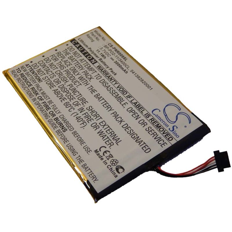Image of Li-Polymer Akku 3000mAh (3.7V) kompatibel mit Netbook Pad Tab Tablet Pandigital Novel 9, R90L200 Ersatz für 541382820001, BP-PO2-11/3400CL. - Vhbw