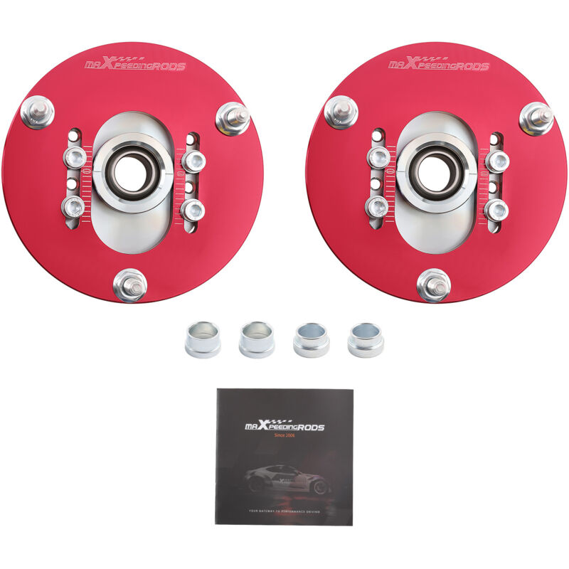 Image of Maxpeedingrods - Vorder Fahrwerk Domlager Federbeinlager einstellbar für bmw 3er E462x Domlager Federbeinlager Fahrwerk Für bmw 3er E46 330i 325i