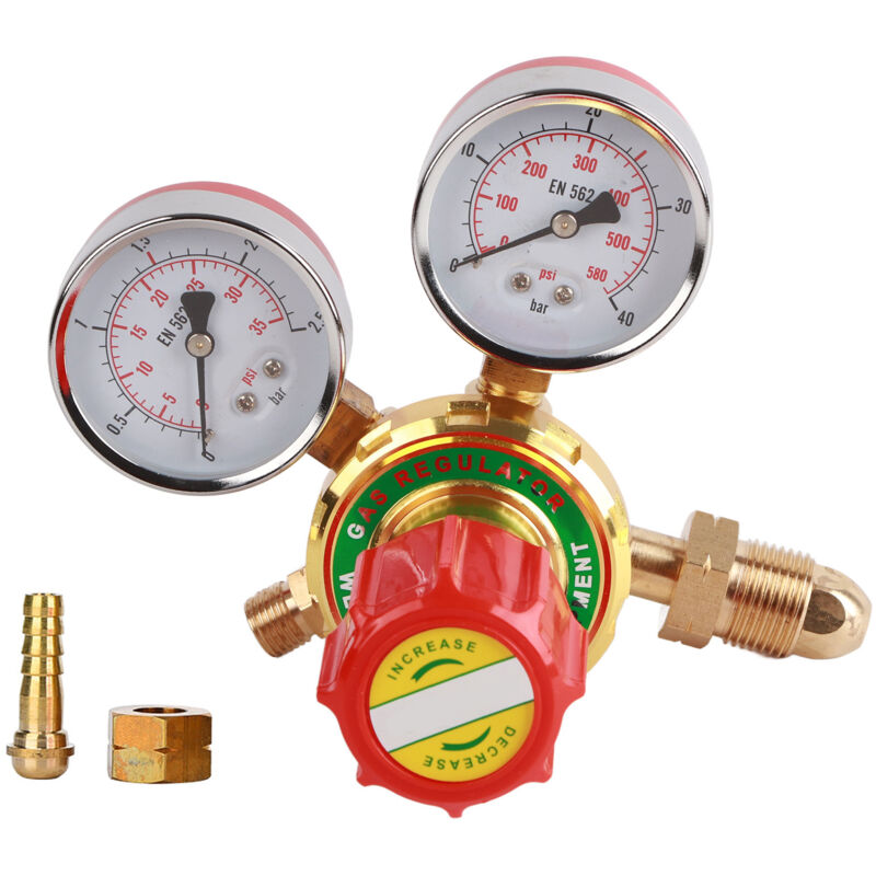 Image of Eosnow - wx YQE-03 /60 Acetylen-Messgerät Gas-Acetylen-Druckminderer für Gasbrenner-Schweißschneidesatz G5/8 CGA580