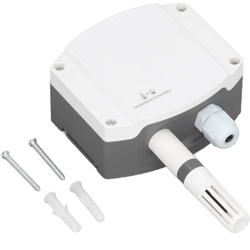 Image of Wandmontierter Temperatur-Feuchtigkeitssensor 4 20 mA Analoger Temperatur-Feuchtigkeitssender für den Garten - Eosnow