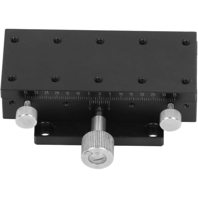 Image of Eosnow - x Lineartisch, Zahnraddrehung, manuelle Steuerung, hochprziser Plattform-Schiebetisch mit Skala für Messgert, 90 x 40 mm/3,5 x 1,6 Zoll