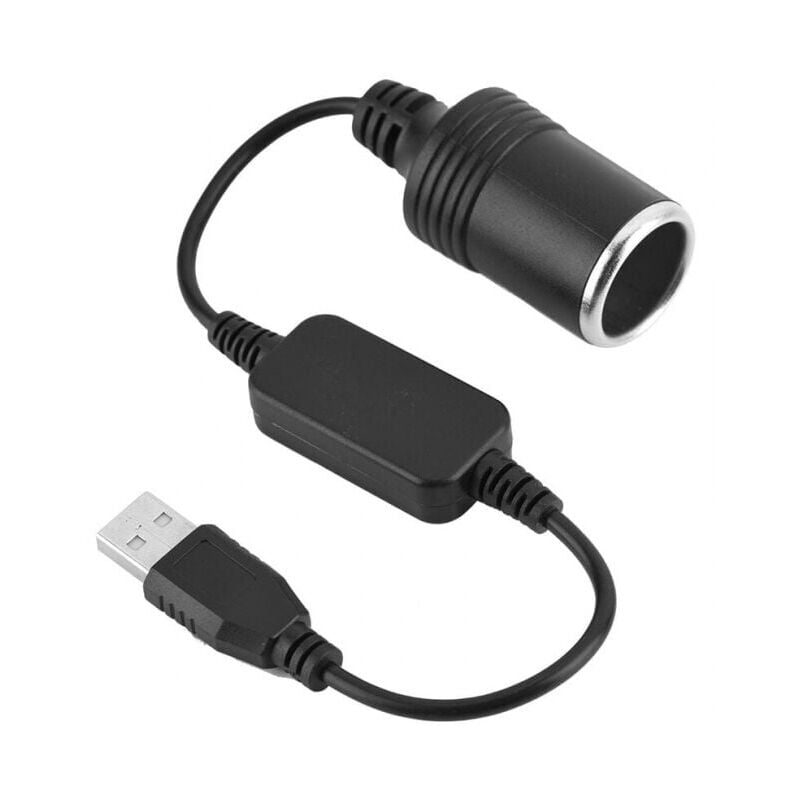 Image of Zigarettenanzünder-Adapter, Konverter, USB-Anschluss auf Kabel, 12 v, Zigarettenanzünder-Buchse, Konverter, Adapter für Fahrrekorder, elektronischer