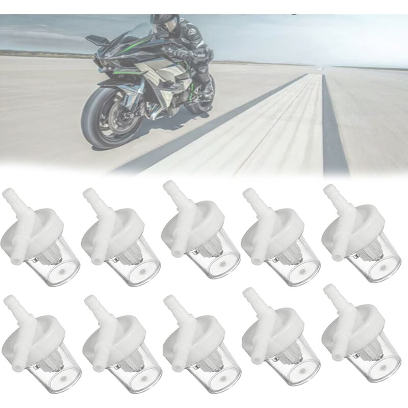 Image of 10-teiliges Set, Motorrad-Luftfilter, Motorrad-Kraftstofffilterelement, Lufteinlass- und Kraftstoffversorgungszubehör, Kraftstoffleitung