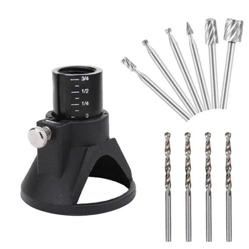 Image of 11Pcs Elektrische Bohrer Stecher Grinder Rotary Power Werkzeug Zubehör Mit Bohrer Bits Für Dreh Werkzeug Power Werkzeug Zubehör