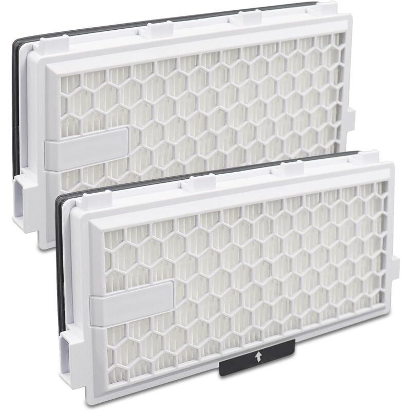 Image of 2 Active Airclean Plus 50 Filters für Miele,Filter kompatibel mit Miele Compact C1 C2, Complete C2, S8340, S8360 S4000, S5000, S6000, S8000 Serie,