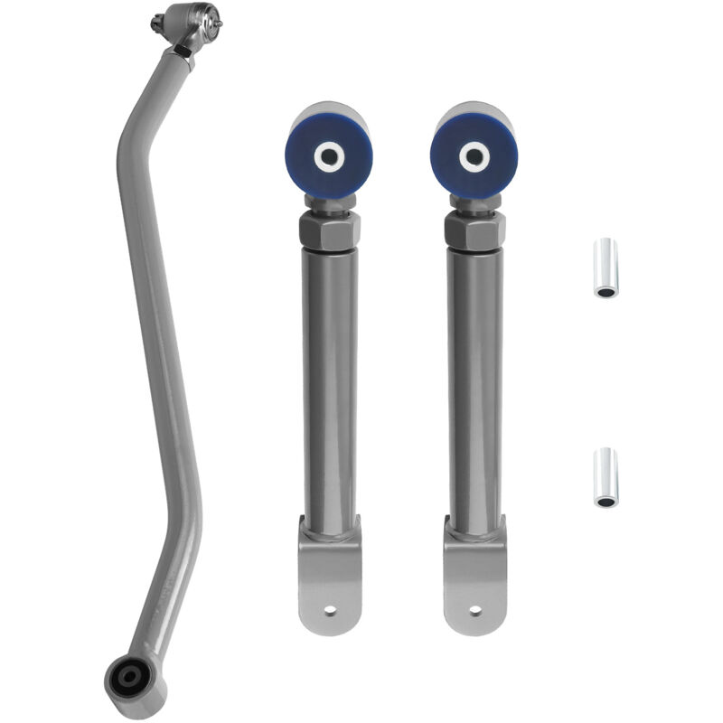 Image of 2X einstellbare vordere obere querlenker + spurstange for jeep grand cherokee xj