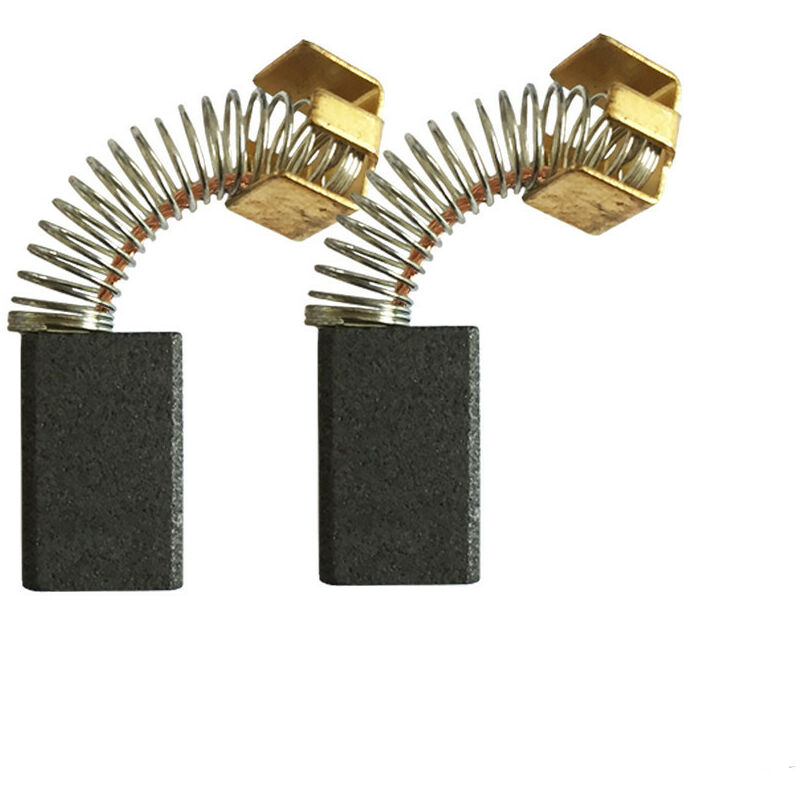 Image of 2x Schleifkohle 5mm x 8mm Kohlebürsten Motorkohlen 5x8 mm für Elektro-Werkzeug Bohrmaschine, Heckenschere, Recipro-Säge, Fliesenschneider