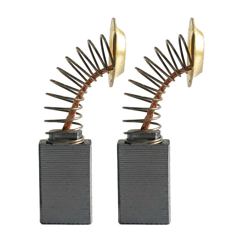 Image of Trade Shop - 2x Schleifkohle 5mm x 11mm Kohlebürsten Motorkohlen 5 x 11 mm für Elektro-Werkzeug Motor Winkelschleifer, Kreissäge, Reciprosäge,