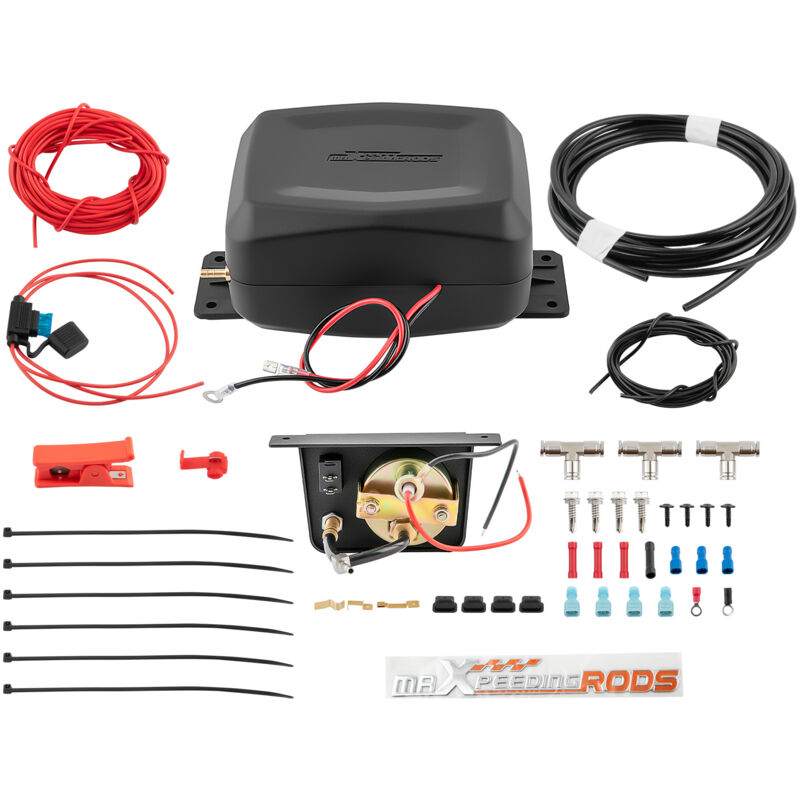 Image of Maxpeedingrods - 12 v Luftfederung Kompressor Controller Kit for Universal Vans Pickups