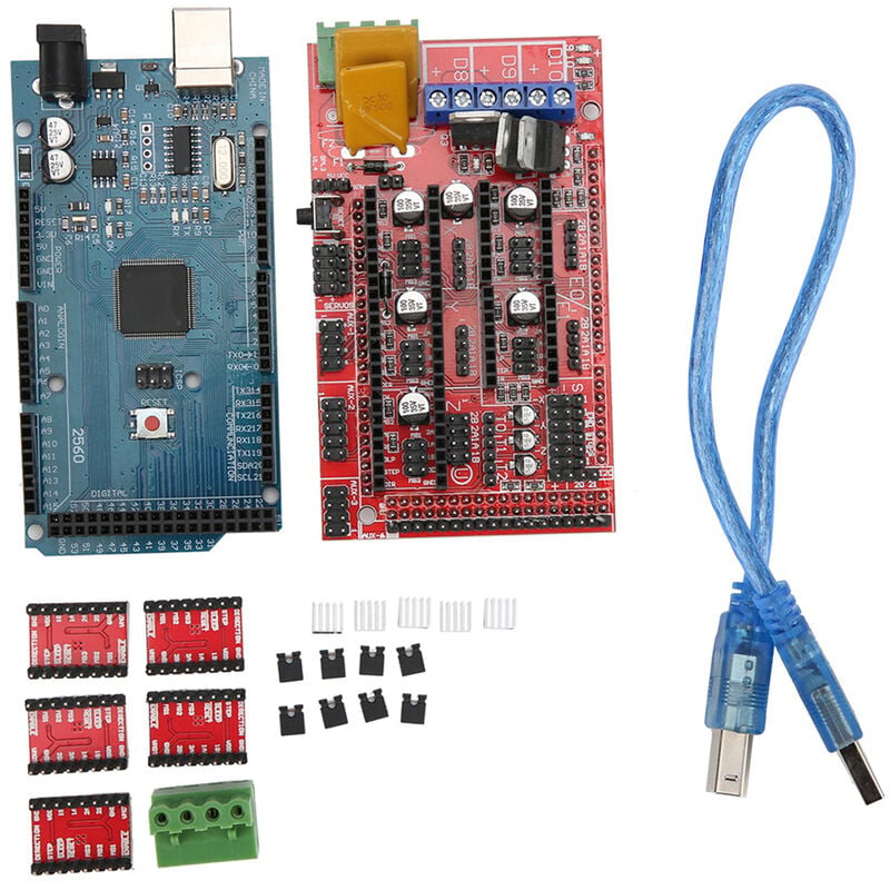 Image of Eosnow - 3D-Drucker-Set für Mega 2560 R3 A4988 Schrittmotor-Treibermodul, Leiterplatte