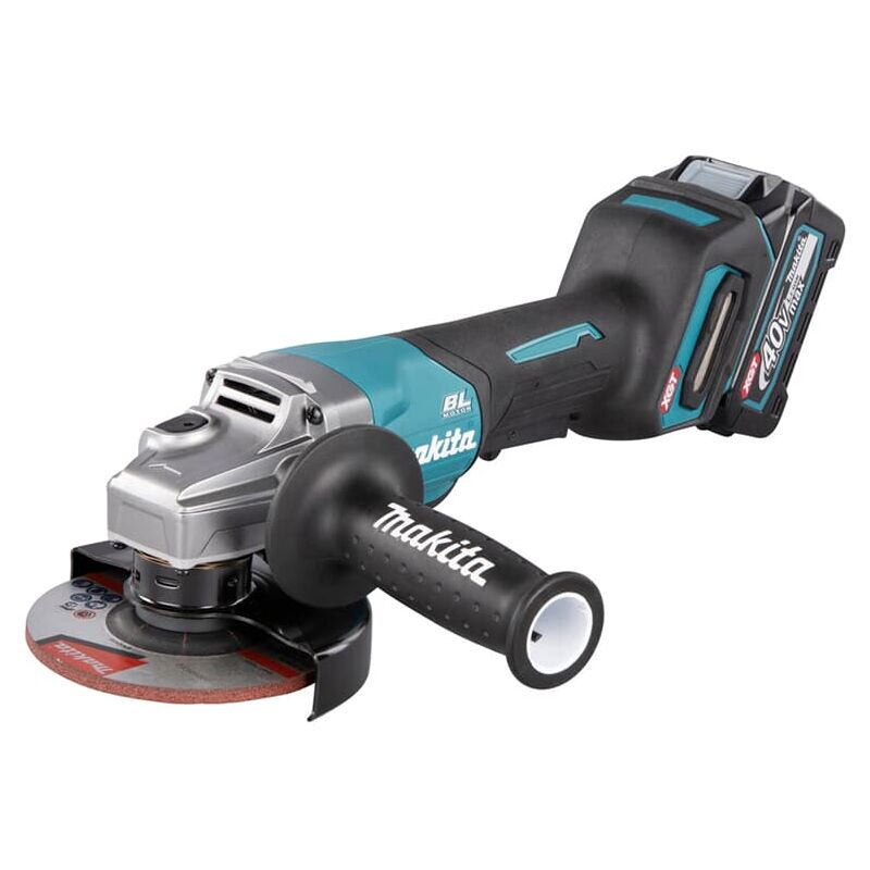 Image of Makita Akku-Winkelschleifer GA016GM201 XGT 40V max. + 2 x Akkus im MAKPAC Gr.4