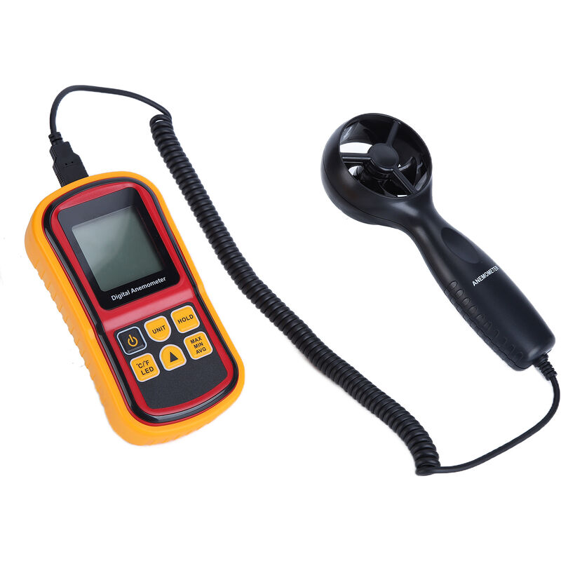 Image of Eosnow - 8901 Tragbares LCD-Anemometer Hochprzises digitales, getrenntes industrielles Windgeschwindigkeitsmessgert