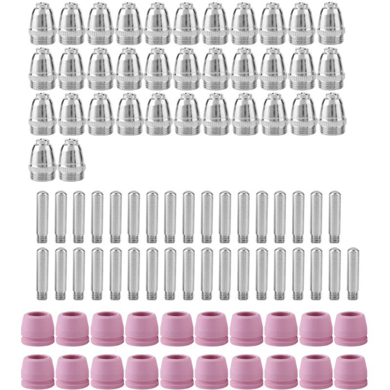 Image of Eosnow - 90x Plasmaschneider Schneidbrenner Verbrauchsmaterial Elektrodendüsen Becher Kit