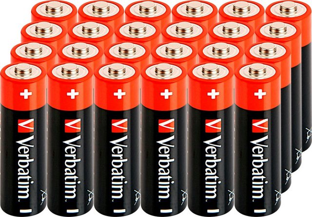 Image of 1x24 Verbatim Alkaline Batterie Mignon AA LR6 49505