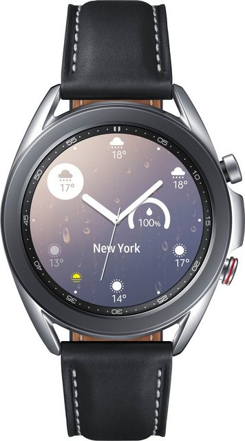 Image of Samsung Galaxy Watch3, Edelstahl, 41 mm, LTE (SM-R855) Smartwatch (3 cm/1,2 Zoll)