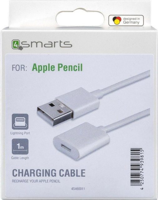 Image of 4smarts »Ladekabel für Apple Pencil« USB-Ladegerät