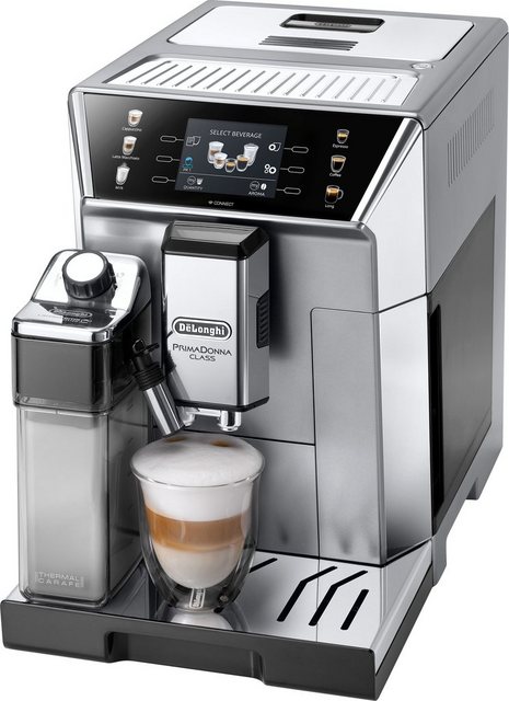 Image of De'Longhi Kaffeevollautomat PrimaDonna Class ECAM 550.85.MS, silber