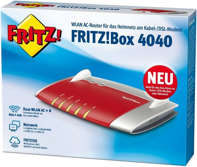 Image of AVM »FRITZ!Box 4040« WLAN-Router