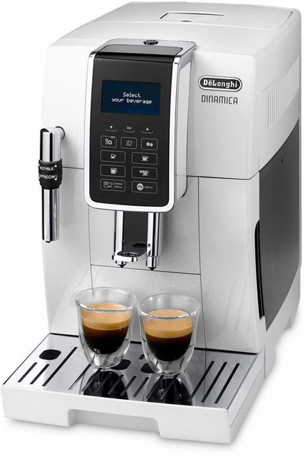 Image of De'Longhi Kaffeevollautomat Dinamica ECAM 350.35.W, großer 1.8l Wassertank