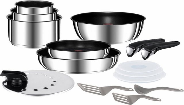 Image of Tefal Pfannen-Set »Ingenio Preference«, Edelstahl (Set, 15-tlg), Induktion