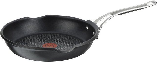 Image of Tefal Bratpfanne »Premium Aluguss Induction Wave«, Aluminiumguss (1-tlg), E21106, Ø 28 cm, Aluminiumguss, Antihaft-Beschichtung, Thermo-Signal-Technologie, für alle Herdarten, induktionsgeeignet, Schwarz