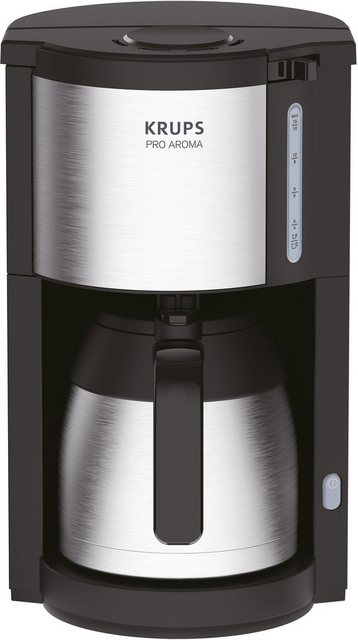 Image of Krups Filterkaffeemaschine KM305D Pro Aroma, 1,25l Kaffeekanne, Papierfilter, für 10 bis 15 Tassen
