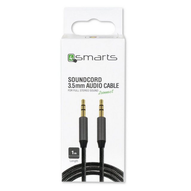 Image of 4smarts Adapter »3,5mm Stereo Audiokabel SoundCord 1m«