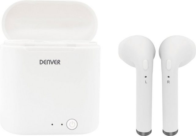 Image of Denver »TWQ-40P« wireless In-Ear-Kopfhörer (Bluetooth, + QI Ladepad)