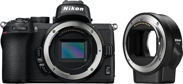 Image of Nikon »Z50 Body + FTZ Objektivadapter« Systemkamera (20,9 MP, Bluetooth, WLAN (Wi-Fi)