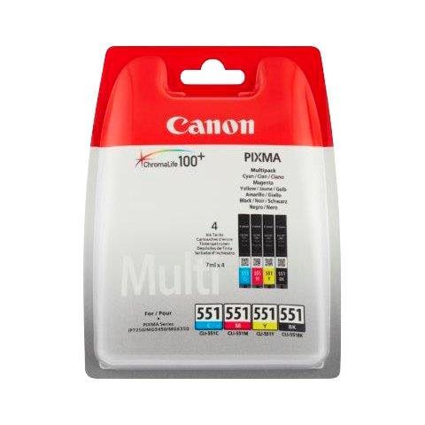 Image of Canon »CLI-551 MULTIPACK C/M/Y/BK« Tintenpatrone