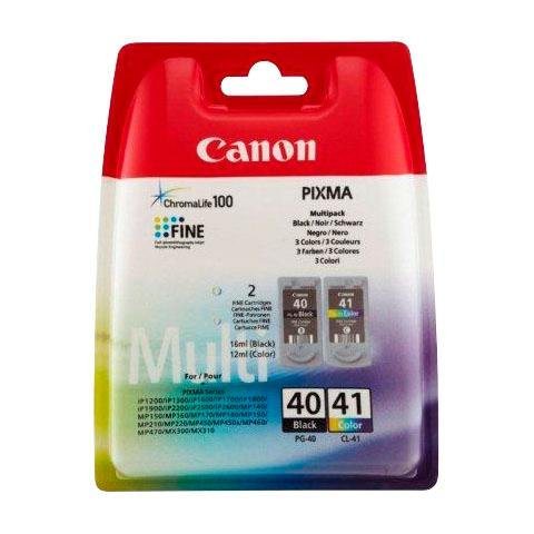 Image of Canon »PG-40/CL-41 Kombi-Pack: schwarz, cyan, magenta, gelb« Tintenpatrone