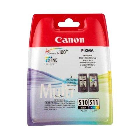 Image of Canon »Canon Tintenpatrone PG-510 / CL-511 Original Kombi-Pack« Tintenpatrone