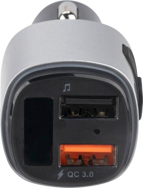 Image of 4smarts »Kfz-Ladegerät mit FM-Transmitter und Media-In« Auto-Adapter
