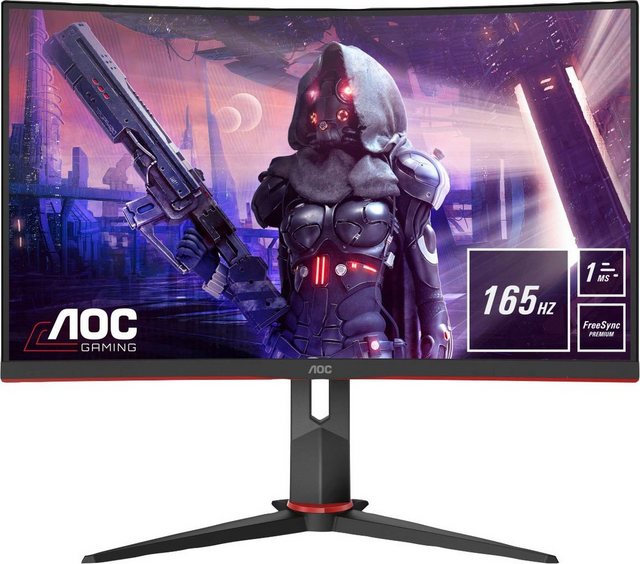 Image of AOC C27G2U/BK Curved-Gaming-LED-Monitor (68,6 cm/27 ", 1920 x 1080 Pixel, Full HD, 1 ms Reaktionszeit, 165 Hz, VA LED)