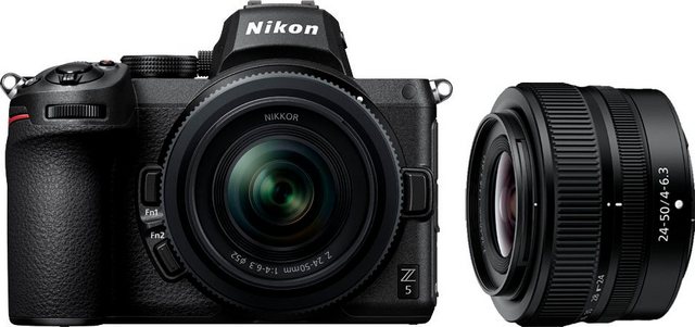 Image of Nikon »Z 5 KIT 24-50 mm 1:4.0-6.3 + FTZ Objektivadapter« Systemkamera (NIKKOR Z 24-50 mm 1:4.0-6.3, 24,3 MP, Bluetooth, WLAN (WiFi)