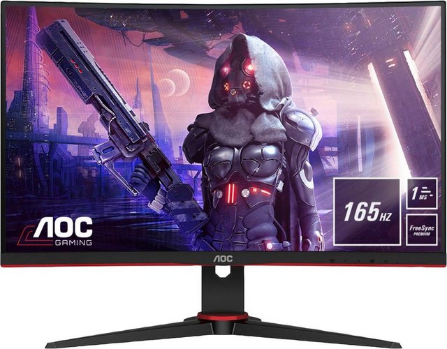 Image of AOC C24G2AE/BK Curved-Gaming-LED-Monitor (59,9 cm/23,6 ", 1920 x 1080 Pixel, Full HD, 1 ms Reaktionszeit, 165 Hz, VA LED)