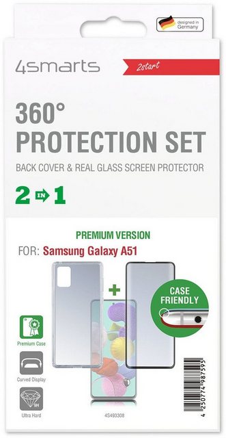 Image of 4smarts Handyhülle »360° Premium Protection Set Samsung Galaxy A51«, Cover