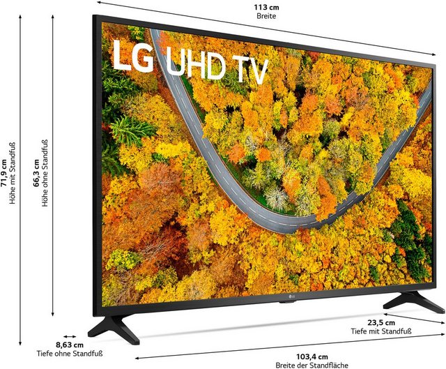 Image of LG 50UP75009LF LCD-LED Fernseher (126 cm/50 Zoll, 4K Ultra HD, Smart-TV)