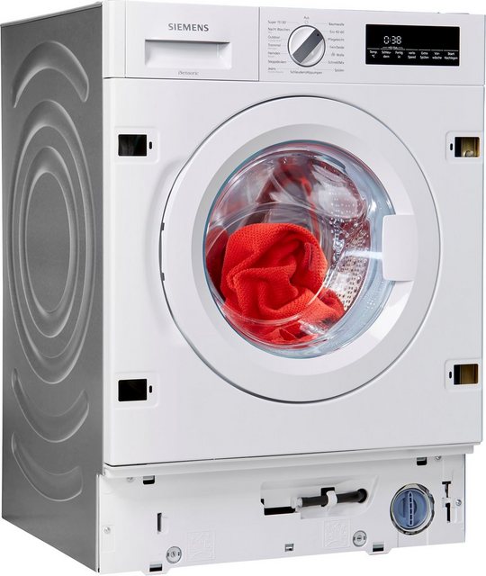 Image of SIEMENS Einbauwaschmaschine iQ700 WI14W442, 8 kg, 1400 U/min