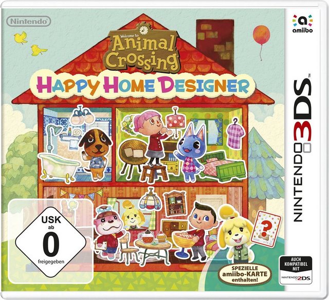 Image of Animal Crossing Happy Home Designer Nintendo 3DS, inkl. Amiibo Karte
