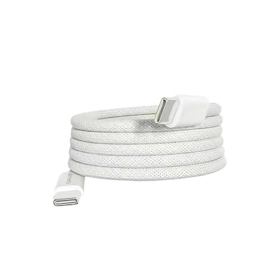 Image of 4smarts USB-C Magnetisches Kabel RollUp 1,5m, weiß