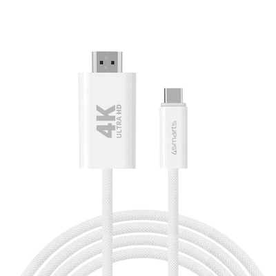 Image of 4smarts USB-C auf HDMI Kabel 2m, weiß