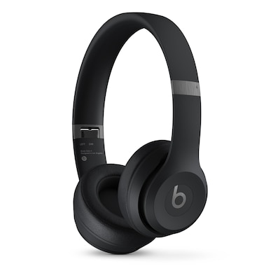 Image of Apple Beats Solo4 Wireless Headphones - On-Ear Wireless Headphones - Matte Black